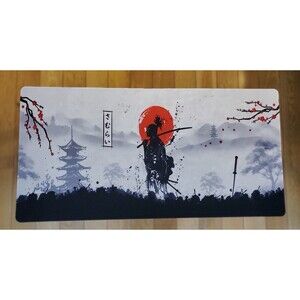 Japan Samurai Large Size Non-slip Rubber Computer Gaming  Keyboard Desktop Mats